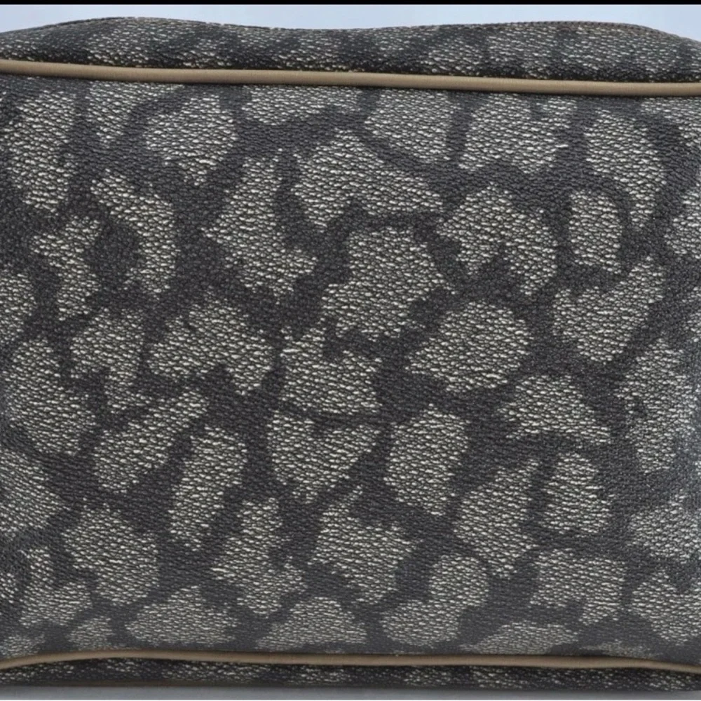 YVES Saint Laurent Coated Canvas Clutch/Handbag/Toiletry/ Cosmetic Bag‎